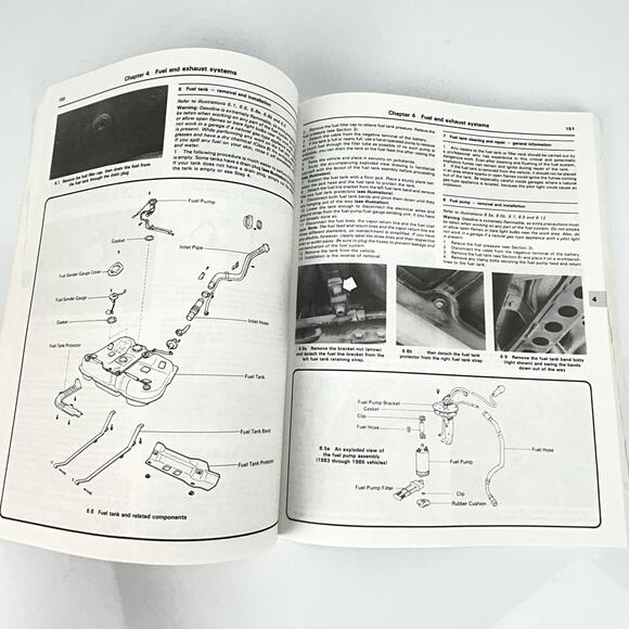 Toyota Camry 1983 - 1991 Haynes Repair Manual 1023 All Gasoline Engine Pbk Book - Picture 9 of 11